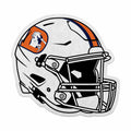 Rico Industries Nfl Football Denver Broncos White Helmet Shape Cut Pennant - Home And Living Room D  Cor - Soft Felt Ez To Hang