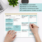 Weekly Planner Notepad Undated Weekly Goals Schedule Planner To Do List Notebook Planning Pad Calendars Organizers Habit Tracker