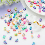 100Pcs Colorful Butterfly Polymer Clay 10Mm Spacer Beads For Women Girls Jewelry Making Diy Bracelet Necklace Hair Clip (Butterf