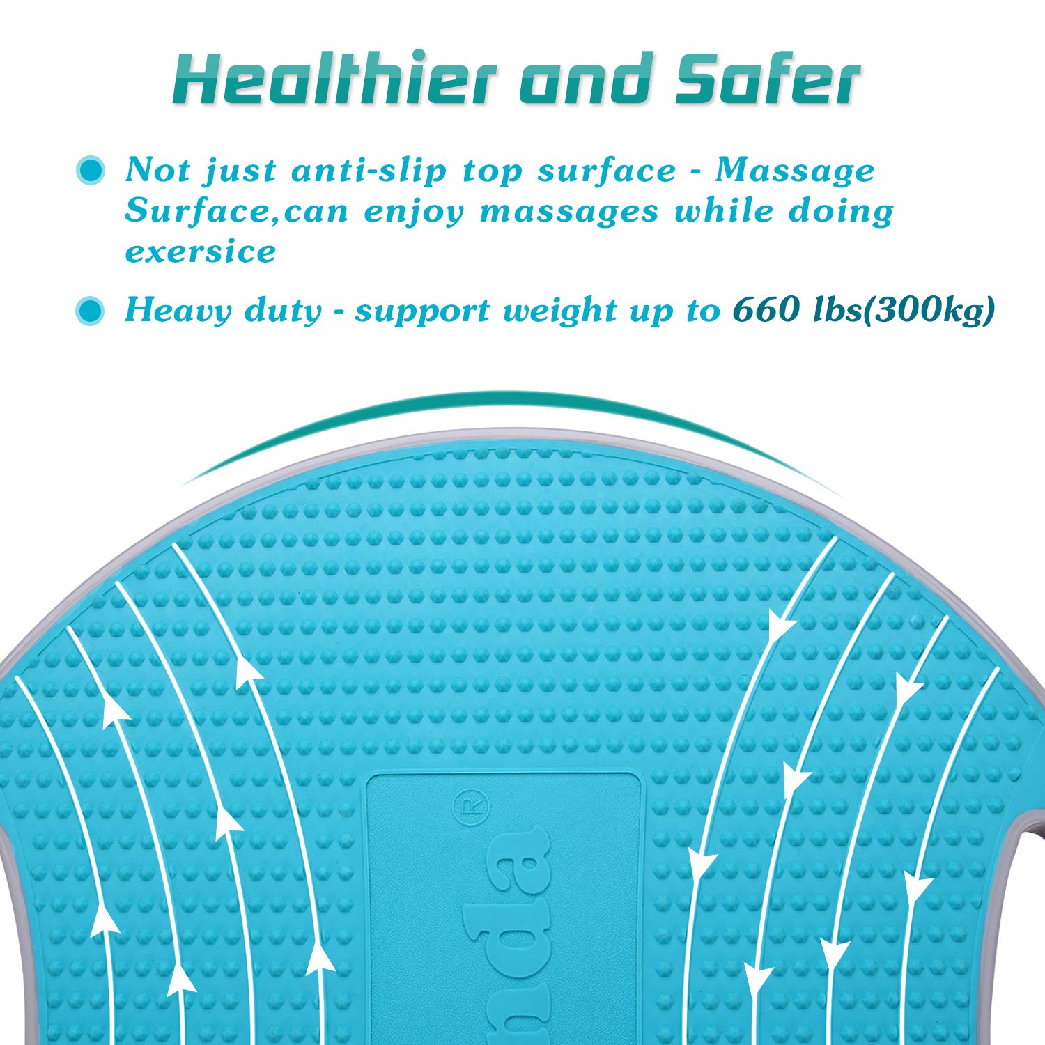Nalanda Wobble Balance Board, Core Trainer For Balance Training And Exercising, Healthy Material Non-Skid Tpe Bump Surface, Stab