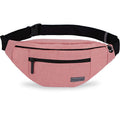 Large Pink Fanny Pack Cross Body Belt Bag With 4-Zipper Pockets Adjustable Straps Waist For Women Girl,Gifts For Enjoy Festival 