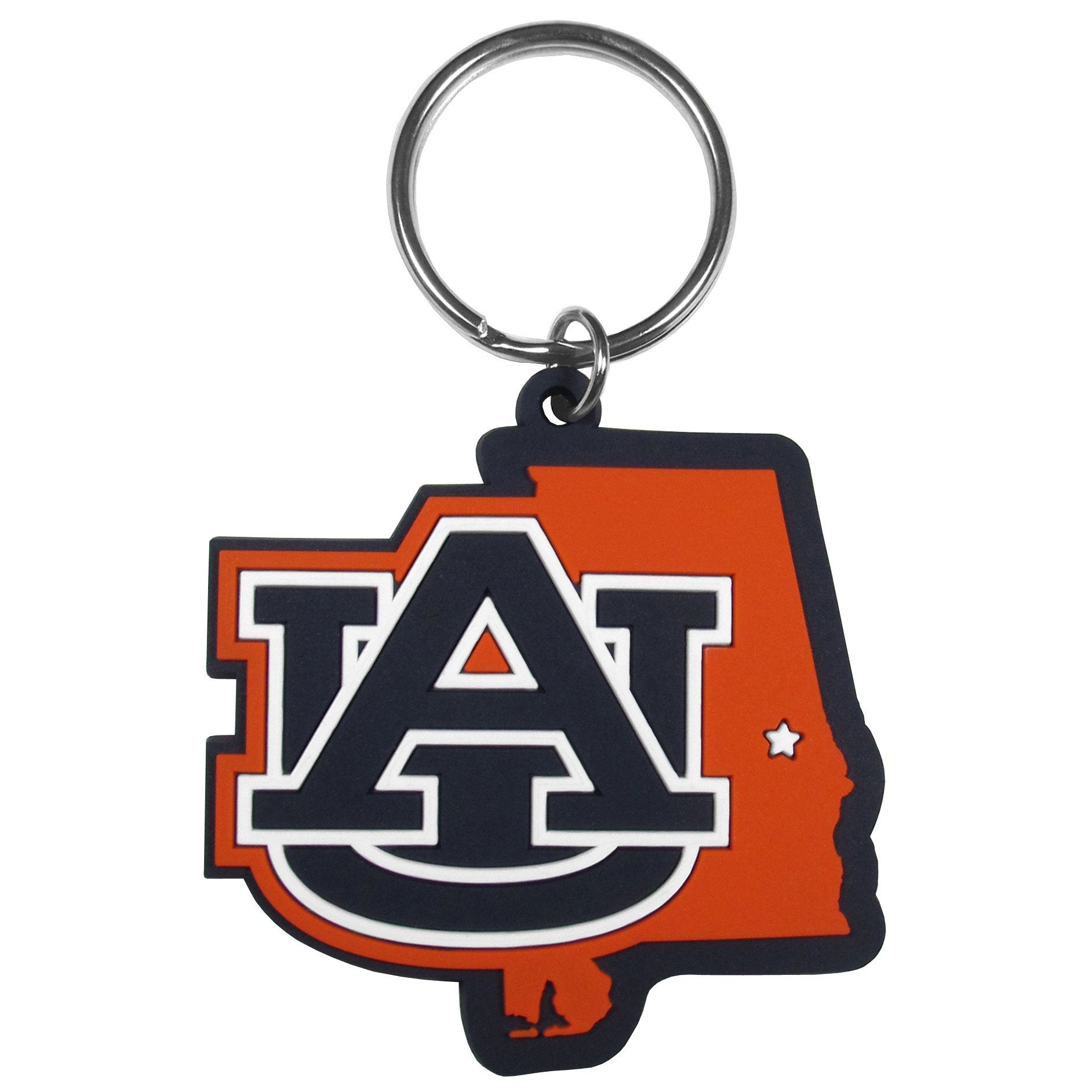 Siskiyou Sports NCAA Auburn Tigers Flex Key Chain, Team Colors, One Size