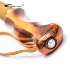 Forest Pilot 3 Pieces Detachable Hardwood Walking Stick Pine Handle With Compass (Nature Color, 55 Inches, 1 Piece)