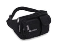 Everest Multiple Pocket Waist Pack, Black, One Size,044Mdh-Bk
