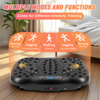 ALSO GO Vibration Plate Exercise Machine, 120-Level & 3 Workout Modes Vibration Board for Weight Loss/Lymphatic Drainage, 400lbs