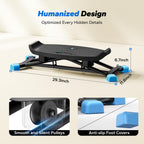 MERACH Balance Board for adults, Mini Stepper with Resistance Bands, Portable Wobble Board Featuring LCD Monitor, 300 lbs Capaci