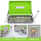 Flame King Vt-101 2-Burner Portable Camping Stove Grill, Great For Outdoor Cooking, Backpacking, Compatible With 1Lb Propane Gas