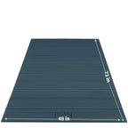 Feetlu Foldable Large Yoga Mat: Extra 1/3 Inch Thick Workout Mat For Home Gym And Travel - Anti-Slip Folding Exercise Mat For Yo