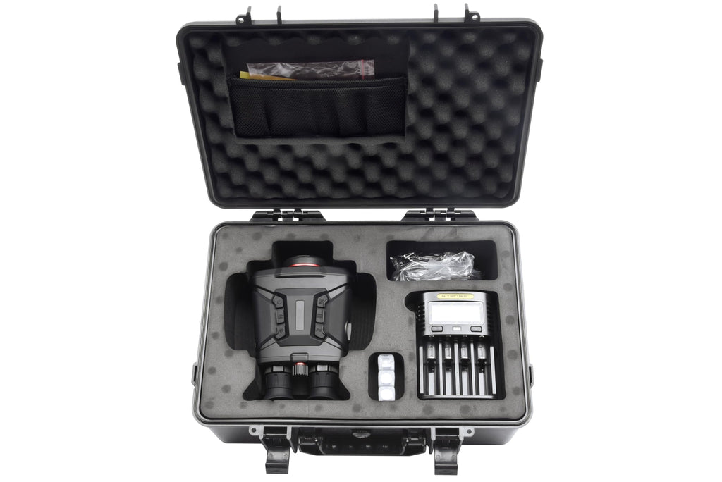AGM Global Vision Voyage TB75-640 Fusion Thermal & Digital Day/Night Vision Binoculars with 1000m Laser Rangefinder, 12 Micron 6