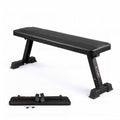 CAP Barbell Foldable Flat Weight Bench | Folding Workout Bench with Steel Frame, Thick Box-Stitched Padding & 600 LB Capacity | 