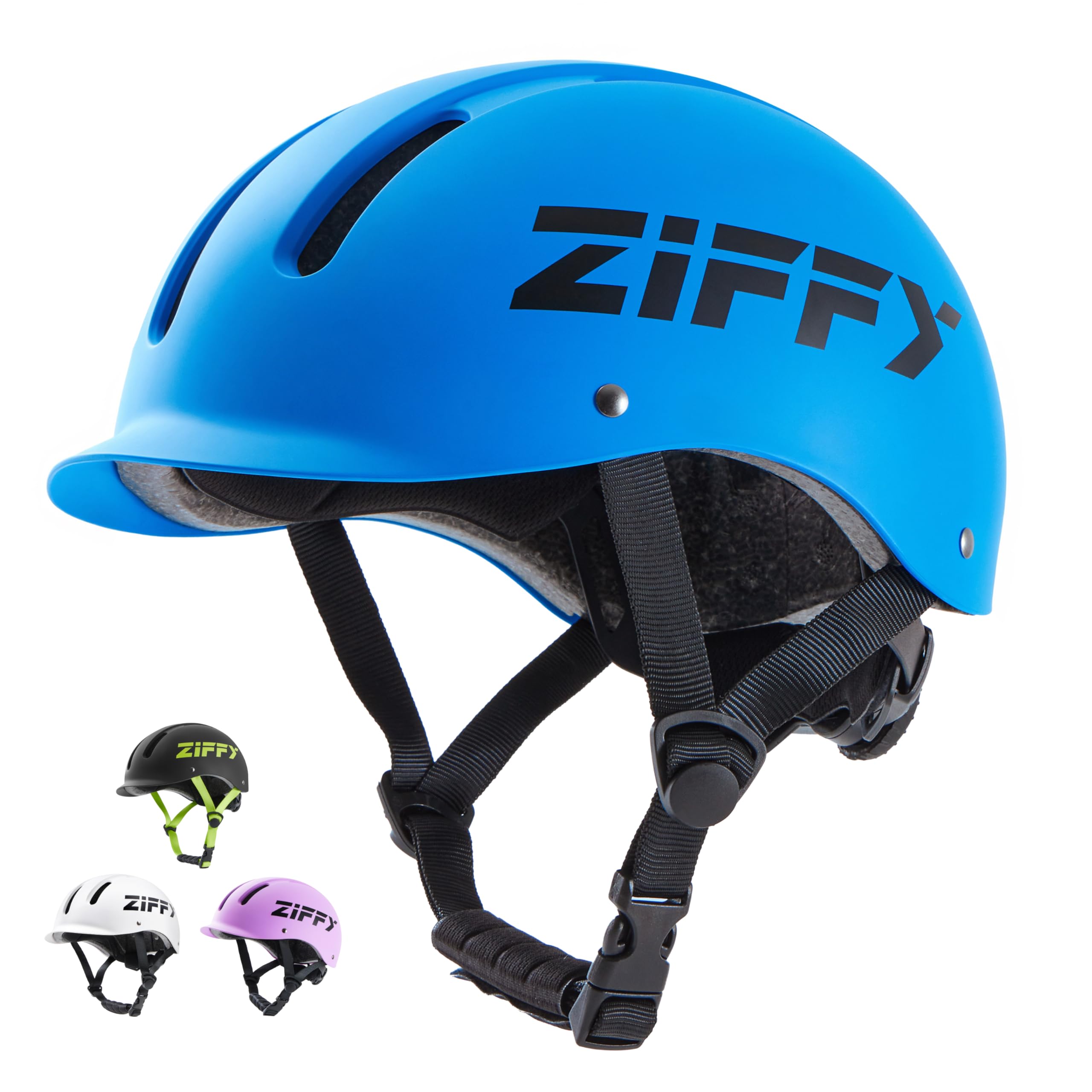 JOVA ZIFFY Kids/Toddler Bike Helmet, Adjustable, Lightweight, Safety Certified Scooter Helmet for Boys & Girls with Washable Inn