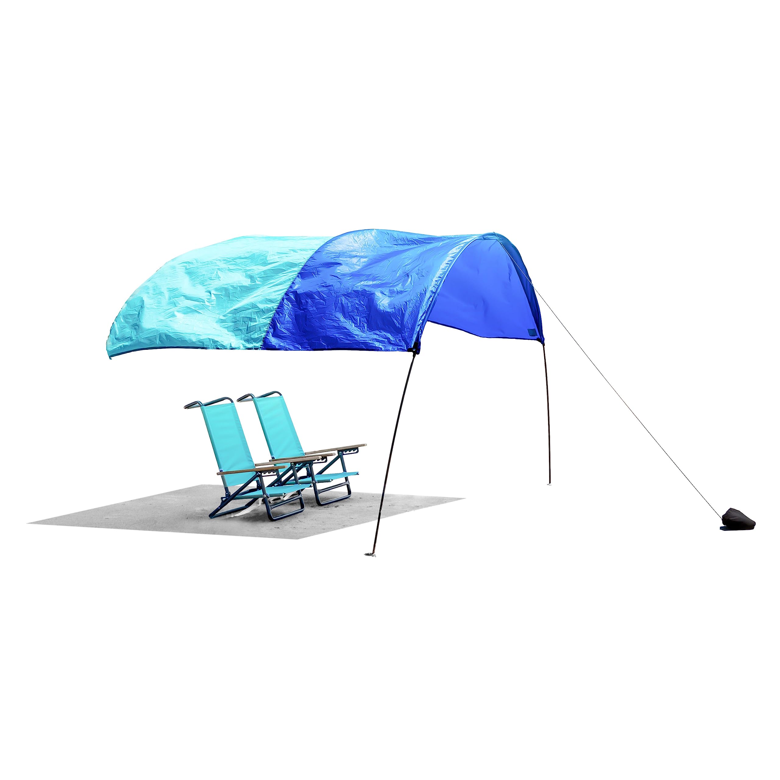 Shibumi Shade Mini, World'S Best Beach Shade, The Original Wind-Powered Beach Canopy, Provides 75 Sq. Ft. Of Shade, Compact & Ea