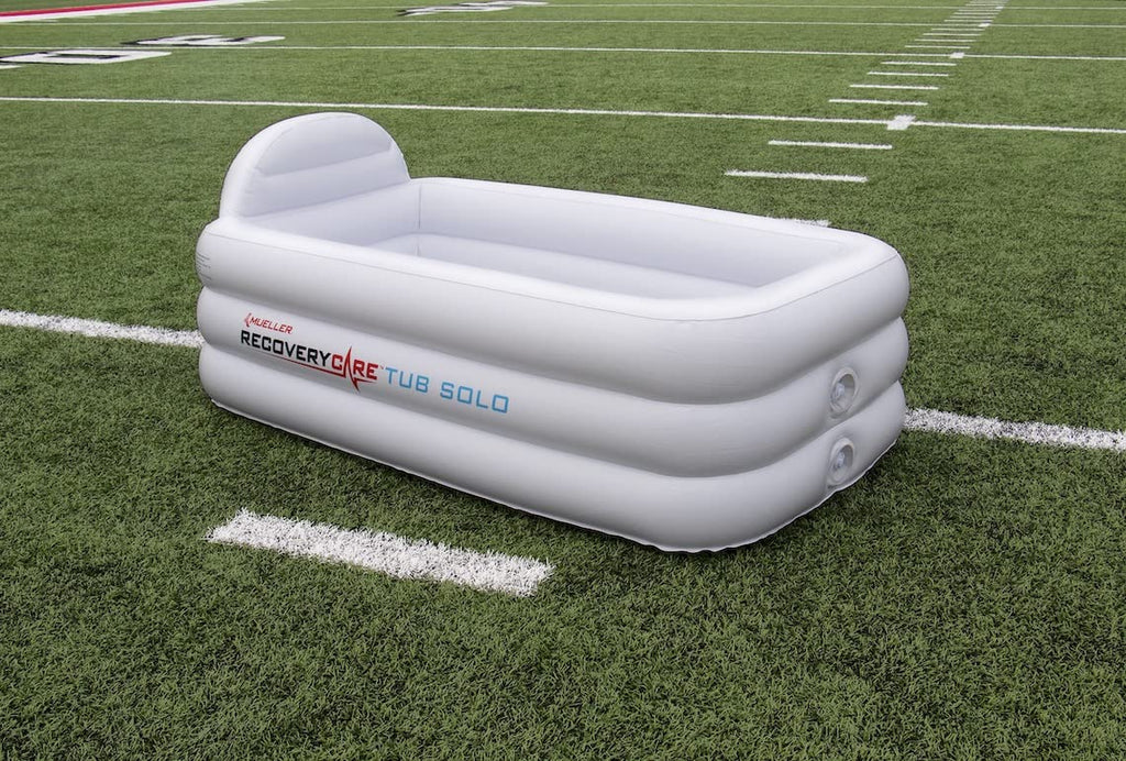 Mueller Sports Medicine Recoverycare Tub, Inflatable Ice Bath, Cold Plunge Tub, Water Therapy, Travel Size, Team Size