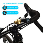 Bonmixc Retro Bicycle Bell Brass Vintage Bike Bell Gold Fit F20~29Mm Handlebars Suitable For Most Of Bike Handlebars