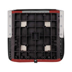 Leader Accessories A Pair Of Elite Low/High Back Folding Fishing Boat Seat (2 Seats) (Red/Charcoal/Black)