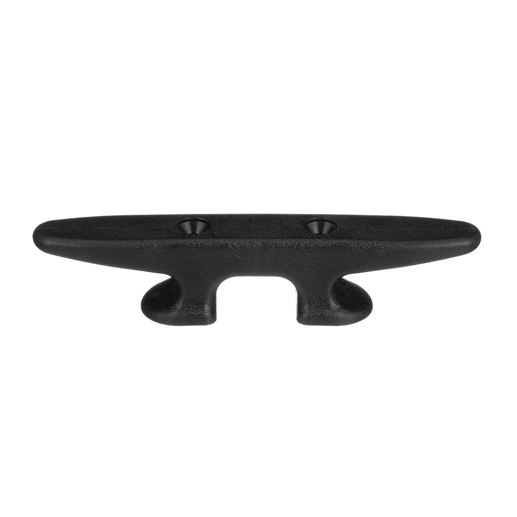 Seachoice Plastic Open Base 8 In. Boat Dock And Anchor Line Cleat, Black Finish