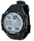 Seac Action, Dive Computer with Scuba and Freediving Mode, Dive Logbook, Dive Planner, Safety Alarms, HR, black