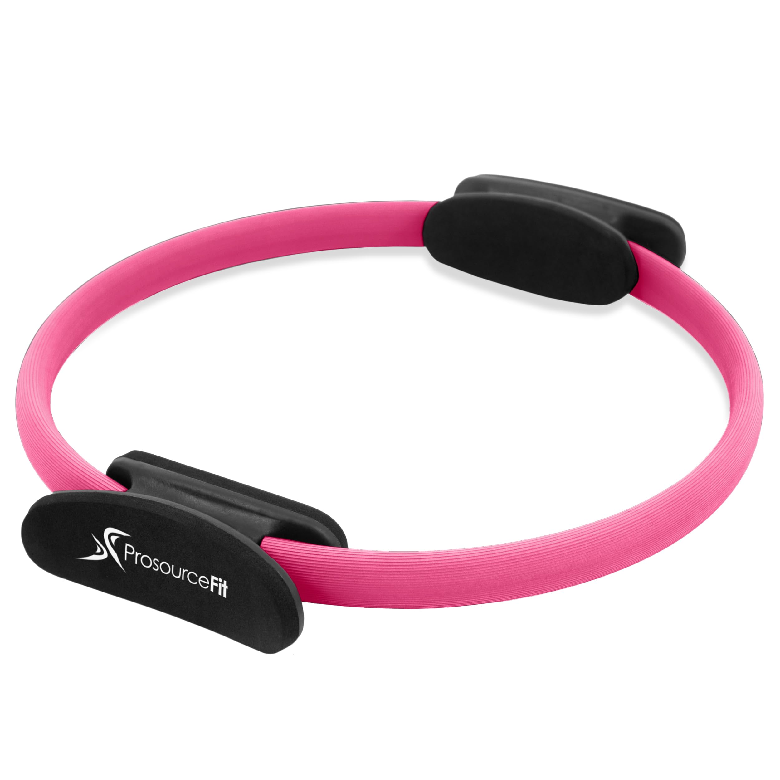 Prosourcefit Pilates Resistance Ring 14 Dual Grip Handles For Toning And Fitness-Pink