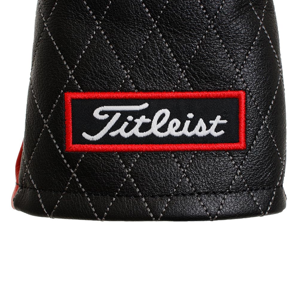 Titleist Jet Black Leather Fairway Golf Club Headcover