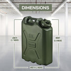 Scepter 3-Pack Portable Water Container, Military Style Storage For Camping, 5 Gallon