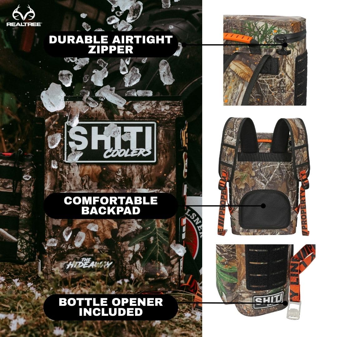 Shiti Coolers Cooler Backpack For Camping, Travel, Beach, Soft Lunch Box For Food, Drinks & Ice, Portable, Waterproof 24 Hr Insu