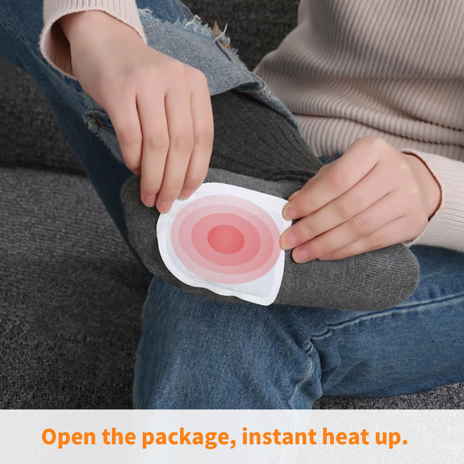 Mr.Ice Toe Warmers Heating Pad With Adhesive Backing - Boot Heat Packs - Long Lasting Safe Natural Odorless Air Activated Warmer