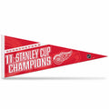 Rico Industries Nhl Hockey Detroit Red Wings Multi Champ 12'' X 30'' Felt Wall D  Cor Pennant - Great For Home/Bed Room/Man Cave