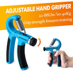 Imenseas Hand Grip Strengthener 7 Pack Adjustable Hand Gripper Finger Stretcher Resistance Extensor Bands Finger Exerciser Grip