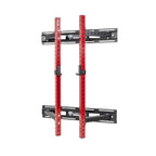 Signature Fitness 3    x 3    Wall Mounted Fold-in Power Cage Squat Rack with Adjustable Pull Up Bar and J Hooks - Space-Saving