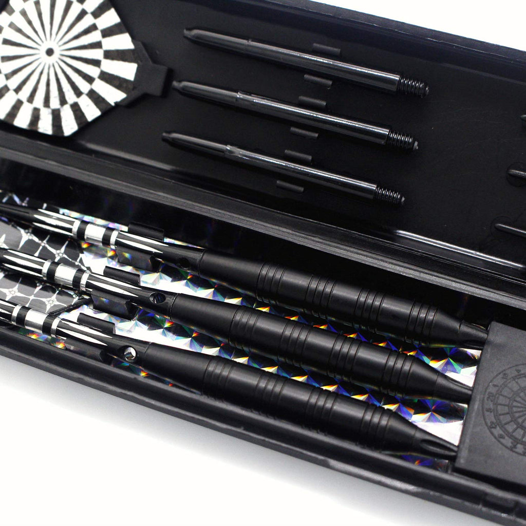 Roobeeo Soft Tip Darts Set For Electronic Dart Board 22G Plastic Tip Darts Set With Brass Barrels&Aluminum Shafts, 6 Flights 3 S