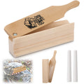 HappyAlley Turkey Box Call with 2 Chalk, Realistic Turkey Calls Box for Hunting, Wooden Gobbler Caller with Realistic Hen Sounds
