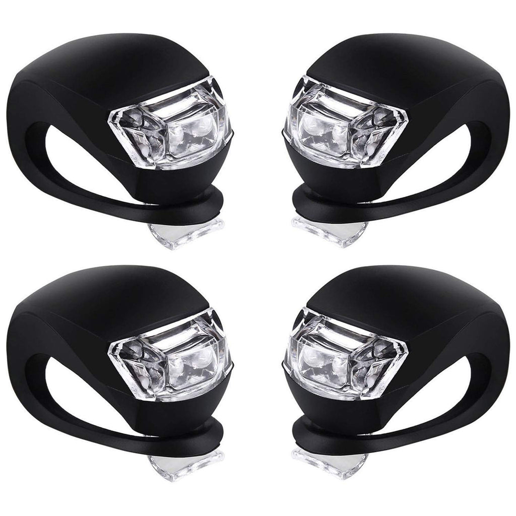 Malker Bicycle Light Front And Rear Silicone Led Bike Light Set Headlight And Taillight,Waterproof &Safety Road,Mountain Bike Li