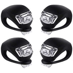 Malker Bicycle Light Front And Rear Silicone Led Bike Light Set Headlight And Taillight,Waterproof &Safety Road,Mountain Bike Li