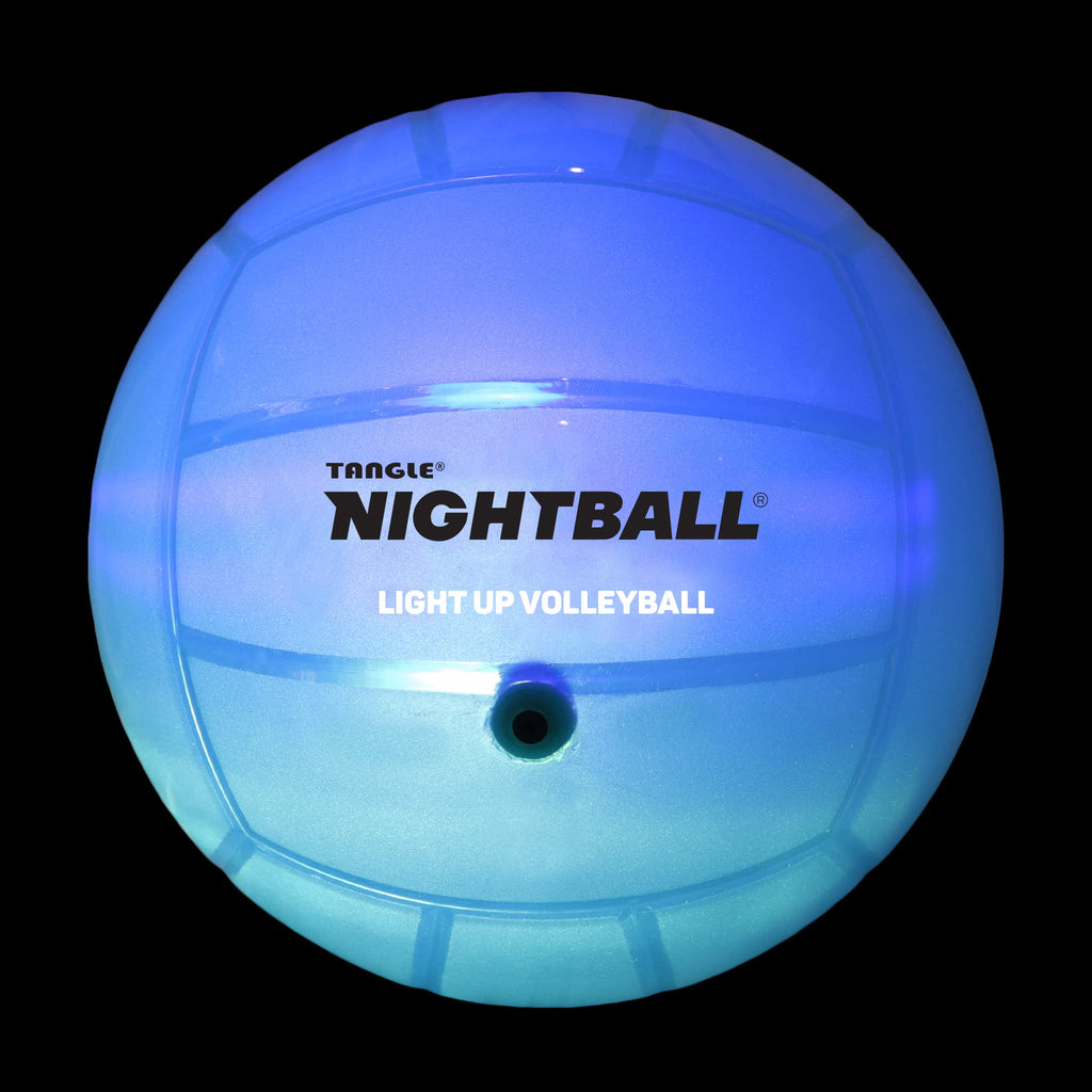 Nightball Led Volleyball - Light Up Glow In The Dark - Outdoor Volleyball Gear For Teens - Teenage Old Gift (Teal)