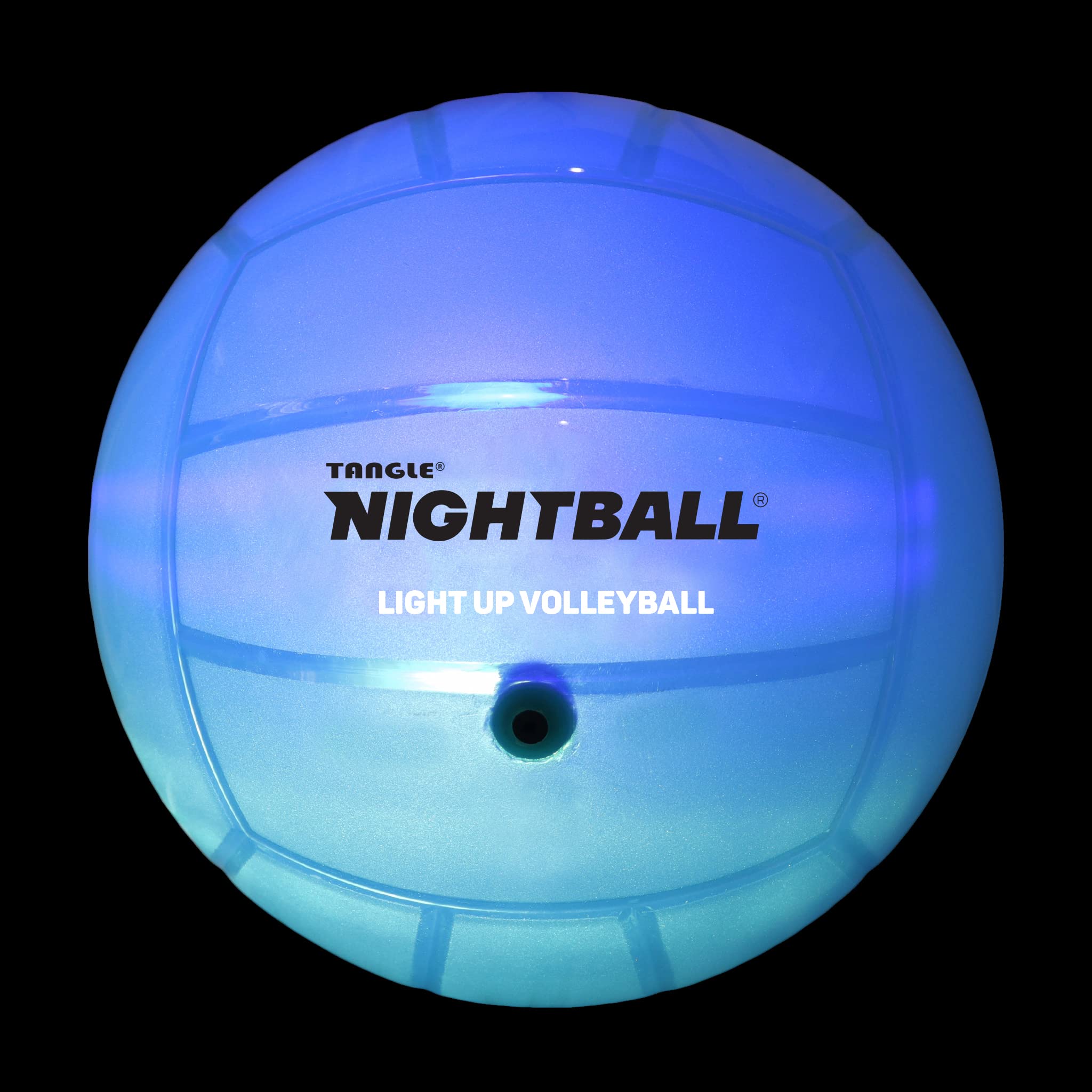 Nightball Led Volleyball - Light Up Glow In The Dark - Outdoor Volleyball Gear For Teens - Teenage Old Gift (Teal)