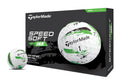 Taylormade Golf Speedsoft Ink Golf Balls Green One Dozen