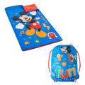 Idea Nuova Mickey Mouse 2 Piece Slumber Set with Sling Bag and Sleeping Bag, 54x30
