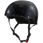 Triple Eight The Certified Sweatsaver Helmet For Skateboarding, Bmx, Roller Derby And Roller Skating, Black Glitter, L/Xl