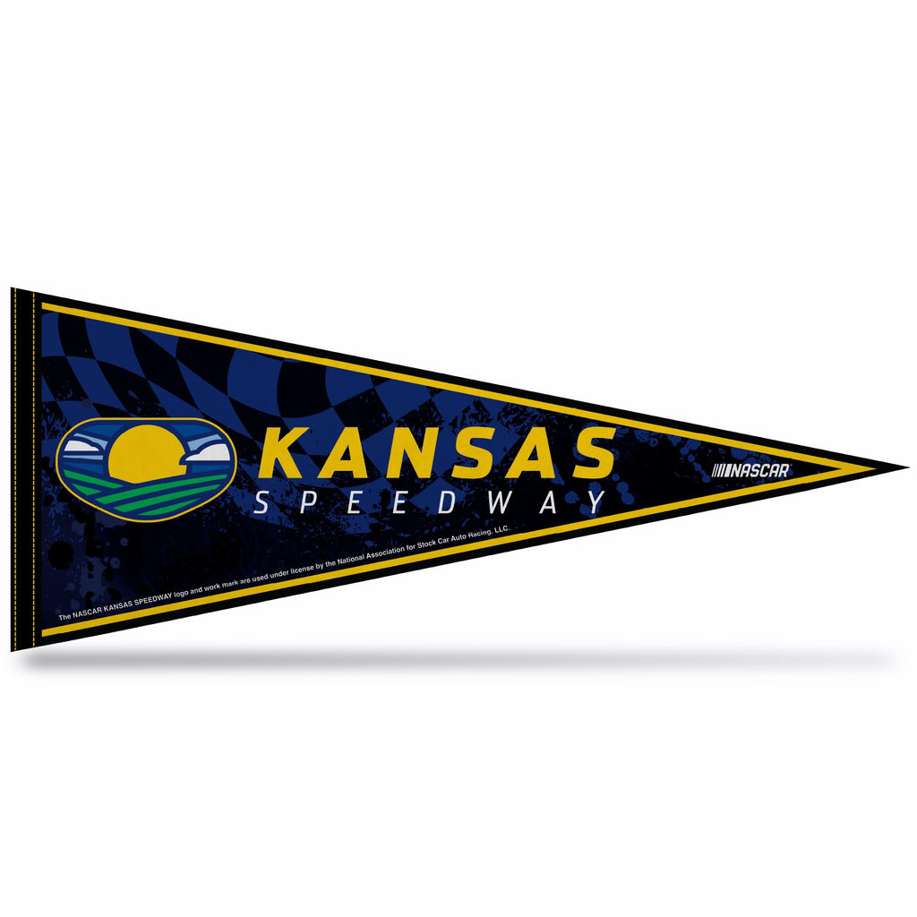 Rico Industries Nascar Racing Kansas Speedway 12'' X 30'' Felt Wall D  Cor Pennant - Great For Home/Bed Room/Man Cave D  Cor
