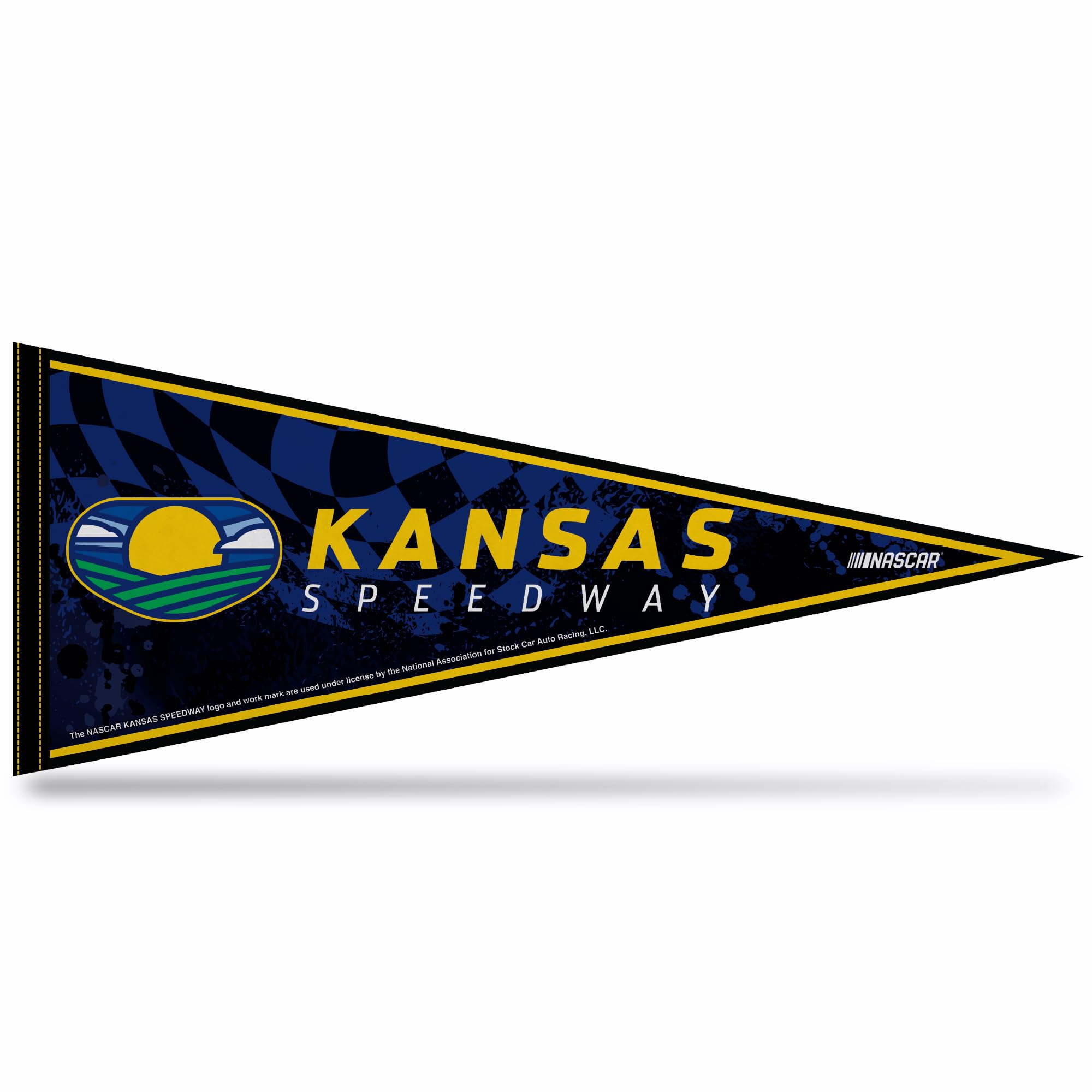 Rico Industries Nascar Racing Kansas Speedway 12'' X 30'' Felt Wall D  Cor Pennant - Great For Home/Bed Room/Man Cave D  Cor