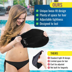Swim Cap For Long Hair - Swim Cap Braids And Dreadlocks - Bathing Swim Caps For Women Swimming - Swimming Cap For Women - Extra