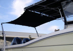 T-Top Boat Shade Kit, Black (5'L X 60''W) - Outer Uv Reflective Coating For A 98% Effective Uv Block - Secure Fit-Speed Tested U