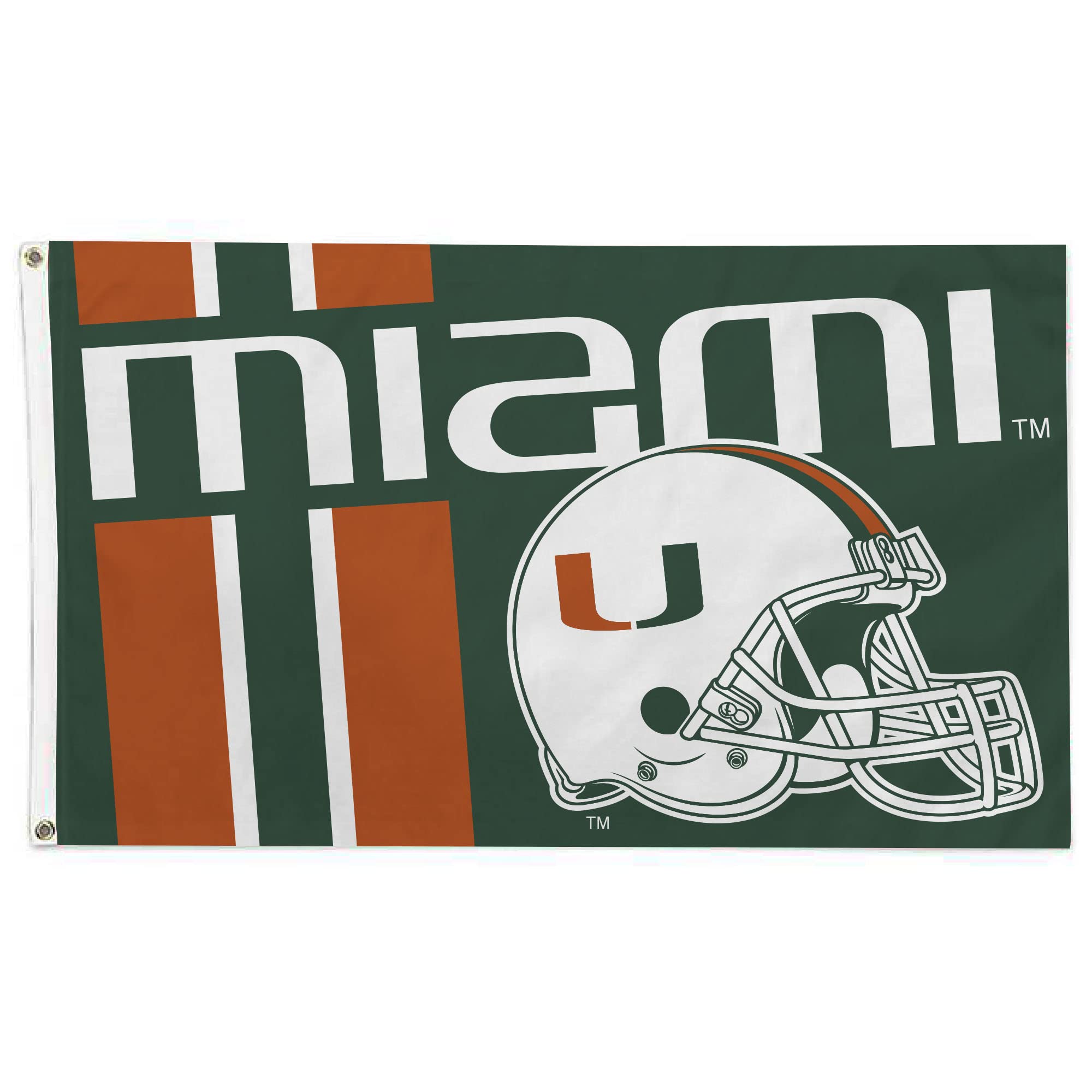 FANMATS 34986 Miami Hurricanes Uniform Home Flag 36x60
