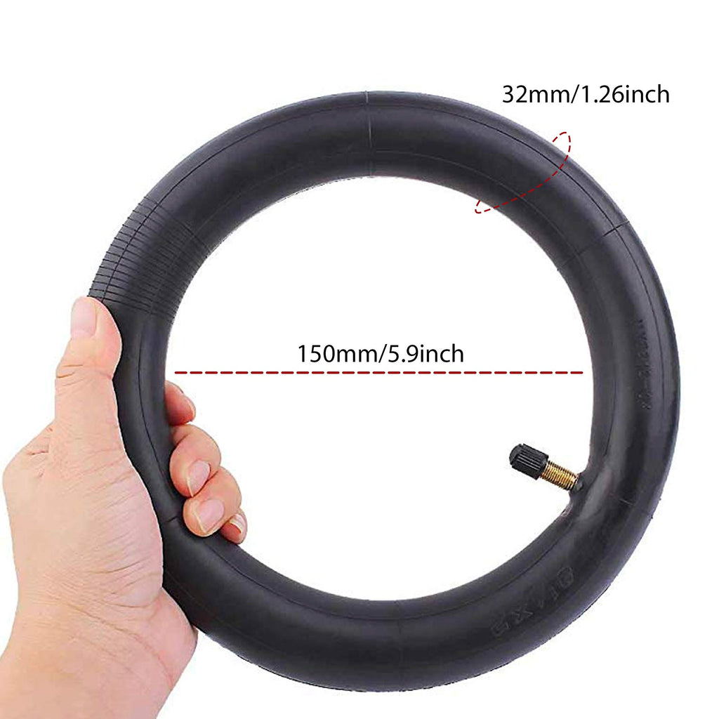 (2-Pack) Ar-Pro 8.5 Inches X 2 Inches Scooter Inner Tube Replacement - 50/75-6.1 Inner Tubes For Electric And Gas Scooters, Mini