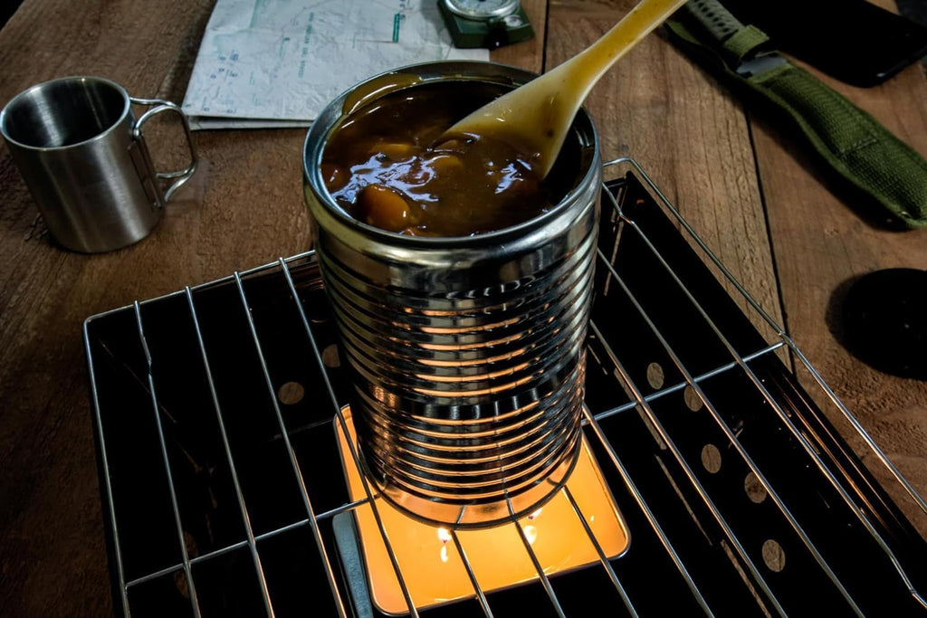 Se 4 Wicks Survival Candle In Tin Box, 48 Total Hours/12 Hours Per Wick Top Layer Soy Wax, Great Light Source Gear For Survival,