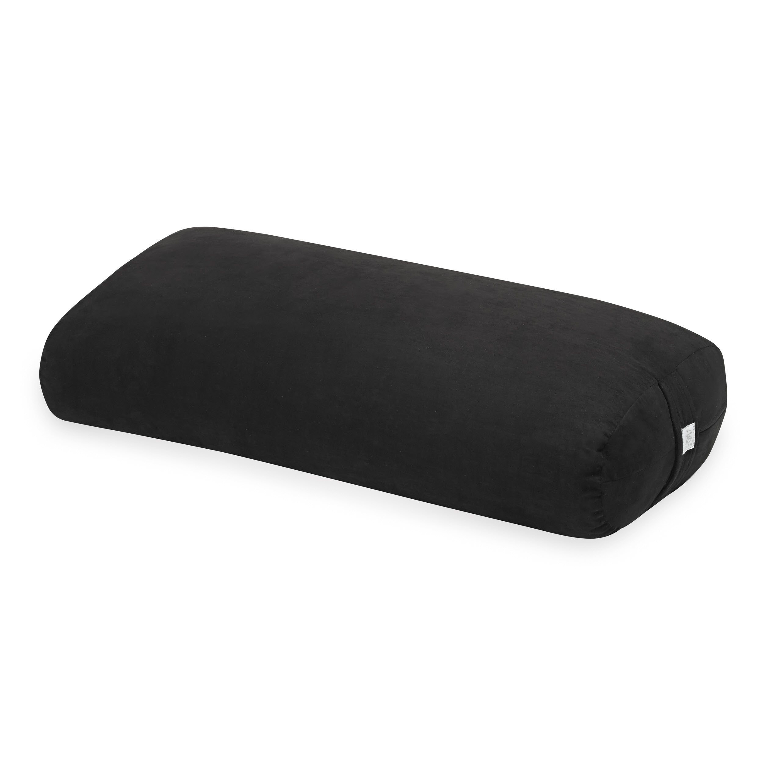 Gaiam Yoga Bolster - Long, Rectangular Meditation Pillow - Supportive Cushion For Restorative Yoga And Sitting On The Floor - Bu