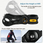 Jeelad Adjustable Mtb Stem 25.4Mm 85 Degree- 90/110/145Mm Aluminum Alloy Mountain Bike Handlebar Riser For Road City Bike Bicycl