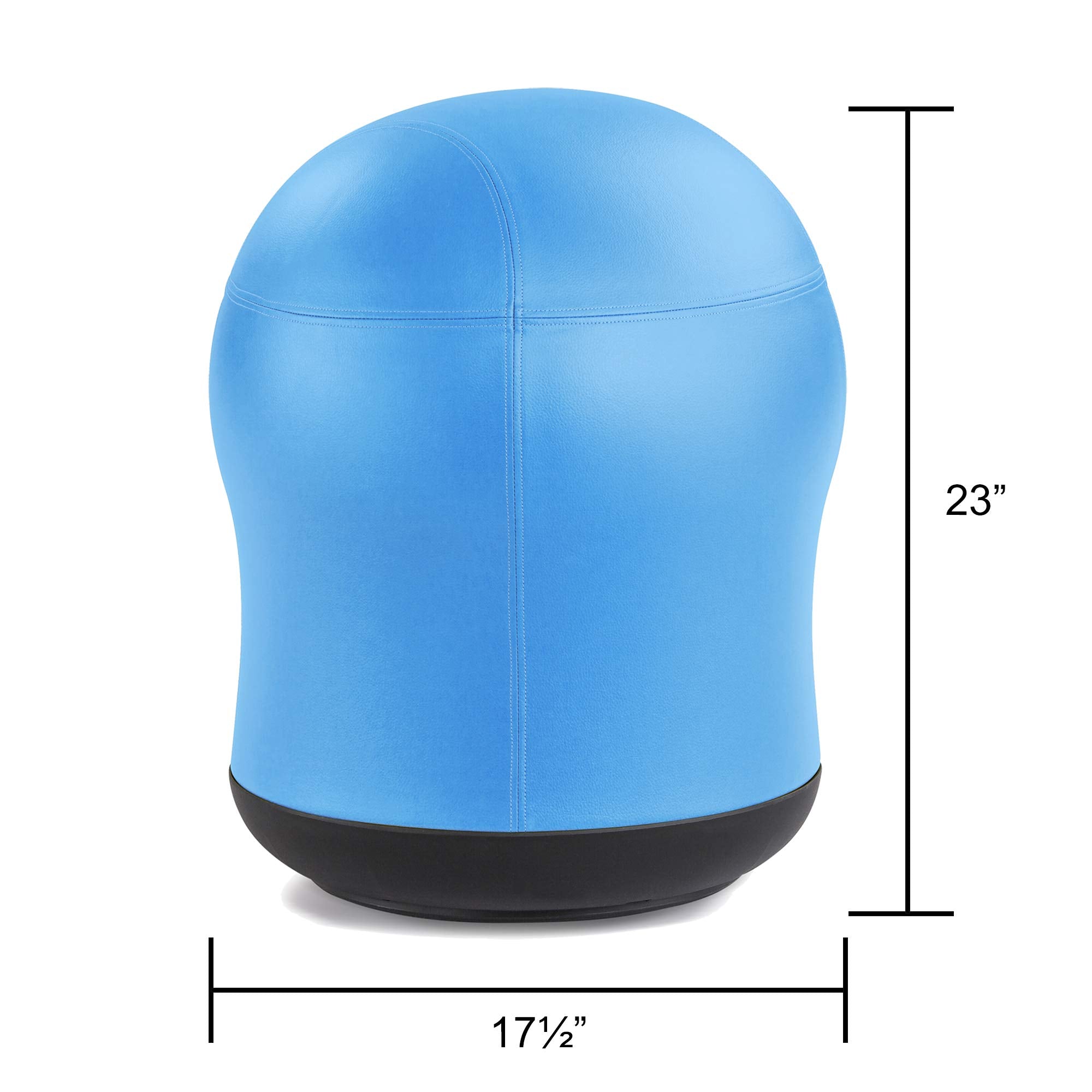 Safco Zenergy Swivel Ball Chair, Anti-Burst, Vinyl Exercise Ball Chair For Home, Office & Classroom, Ideal For K-12, Supports Ac