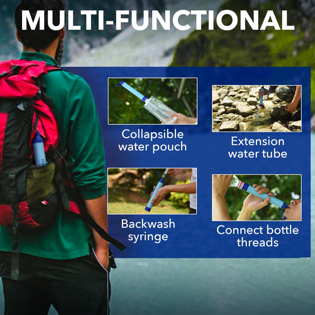 Practical Water Filter For Outdoor Activities (3 Pack)
