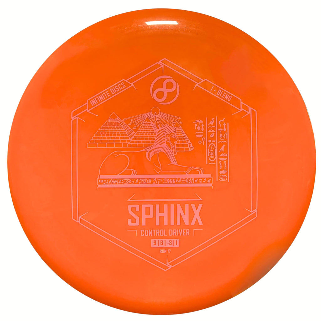 Infinite Discs Disc Golf Straight Beginner Driver I-Blend Sphinx (Blue, 173-175 Grams)